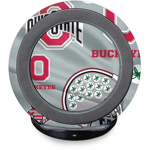 Ohio State University Pattern Fast Charge Wireless Charging Stand Skin